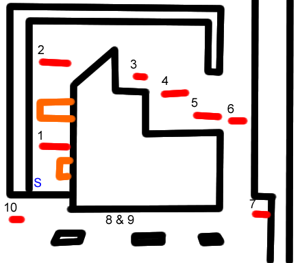 Yoshi's board the platforms stage diagram